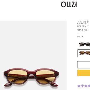 Ollu - AGATÉ Sunglasses in Bordeaux (NWOT)